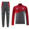 Chaqueta De Entrenamiento Trajes AC Milan 2024-25 Gris - Hombre